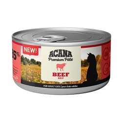 Acana Premium Pate Sığır Etli Ezme Yetişkin Kedi Konservesi 85 Gr - Acana