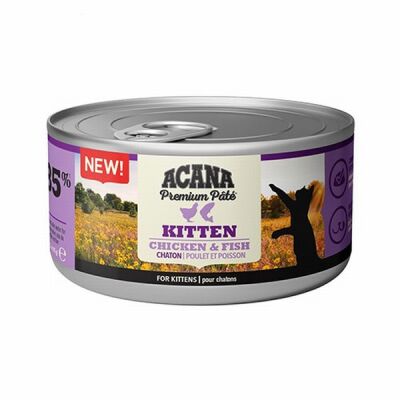 Acana Premium Pate Tavuklu ve Balıklı Ezme Yavru Kedi Konservesi 85 Gr - 1