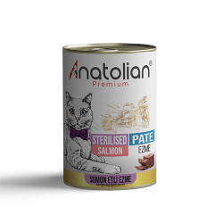 Anatolian Premium Somonlu Ezme Kısırlaştırılmış Kedi Konservesi 400 Gr - Anatolian