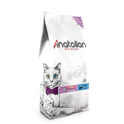 Anatolian Premium Somonlu Kısırlaştırılmış Kedi Maması 10 Kg - 1