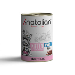 Anatolian Premium Tavuklu Ezme Yavru Kedi Konservesi 400 Gr - Anatolian