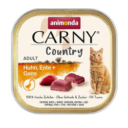 Animonda Carny Country Tavuklu Ördekli ve Kaz Etli Yetişkin Kedi Konservesi 100 Gr - Animonda