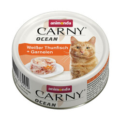 Animonda Carny Ocean Ton Balıklı Ve Karidesli Yetişkin Kedi Konservesi 6 Adet 80 Gr - Animonda