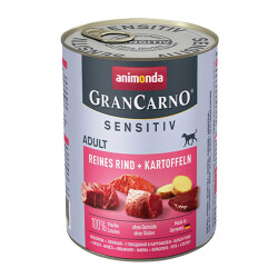Animonda Gran Carno Sensitiv Hindili Patatesli Yetişkin Köpek Konservesi 6 Adet 400 Gr - Animonda