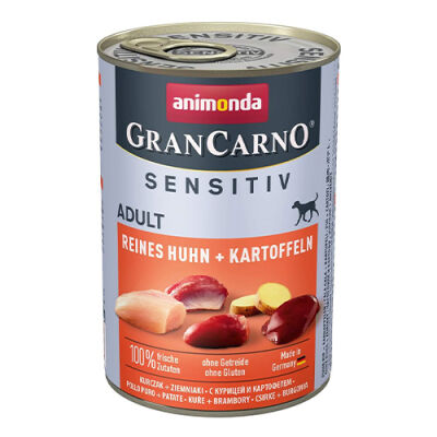 Animonda Gran Carno Sensitive Tavuklu Patatesli Yetişkin Köpek Konservesi 400 Gr - 1