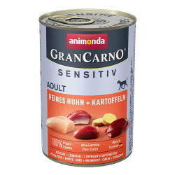 Animonda Gran Carno Sensitive Tavuklu Patatesli Yetişkin Köpek Konservesi 6 Adet 400 Gr - Animonda