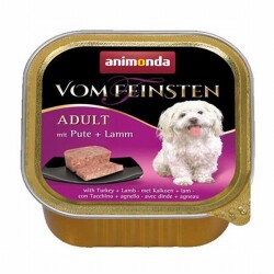 Animonda Vom Feinsten Hindili ve Kuzulu Yetişkin Köpek Konservesi 6 Adet 150 Gr - Animonda