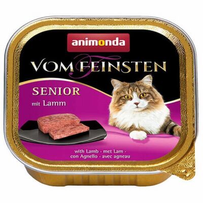 Animonda Vom Feinsten Senior Kuzu Etli Yaşlı Kedi Konservesi 100 Gr - 1