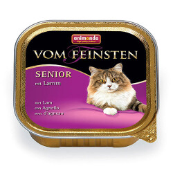Animonda Vom Feinsten Senior Kuzu Etli Yaşlı Kedi Konservesi 6 Adet 100 Gr - Animonda