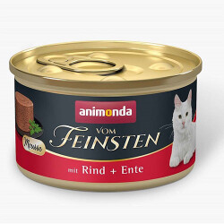 Animonda Vom Feinsten Sığırlı ve Ördekli Yetişkin Kedi Konservesi 85 Gr - Animonda