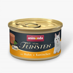 Animonda Vom Feinsten Tavuklu ve Tavşanlı Yetişkin Kedi Konservesi 85 Gr - Animonda