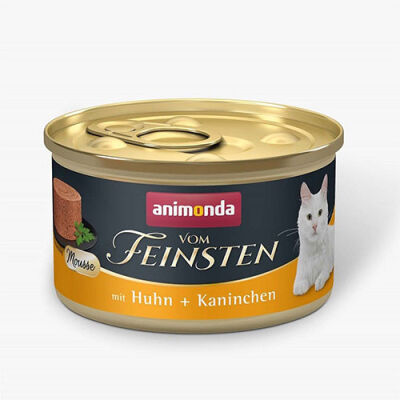 Animonda Vom Feinsten Tavuklu ve Tavşanlı Yetişkin Kedi Konservesi 85 Gr - 1