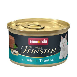 Animonda Vom Feinsten Tavuklu ve Ton Balıklı Yetişkin Kedi Konservesi 85 Gr - Animonda