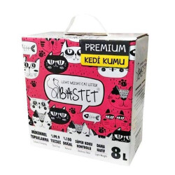 Bastet Topaklanan Premium Doğal Kedi Kumu 8 Lt - Bastet