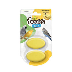 Beaks Muz Aromalı Kuş Gaga Taşı İkili - Beaks