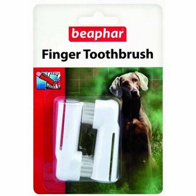 Beaphar Kedi ve Köpek Plastik Parmak Diş Fırçası - 1