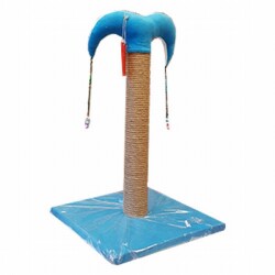 Bedspet İnce Kedi Tırmalama Tahtası 50 Cm Mavi - Bedspet