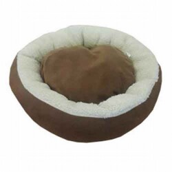 Bedspet Simit Kedi ve Küçük Irk Köpek Yatağı Kahverengi - Bedspet