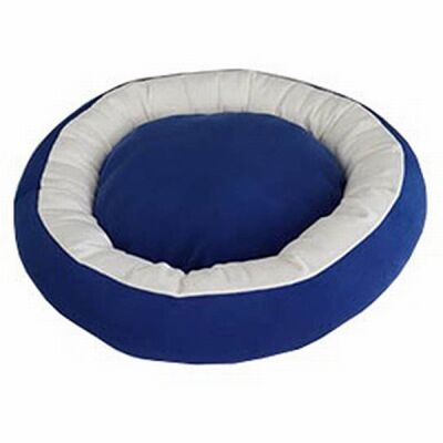 Bedspet Simit Kedi ve Küçük Irk Köpek Yatağı Mavi Beyaz - 1