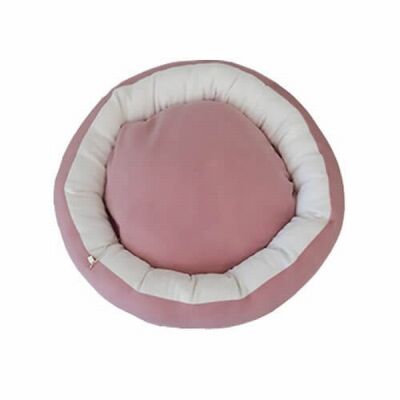 Bedspet Simit Kedi ve Küçük Irk Köpek Yatağı Pembe - 1