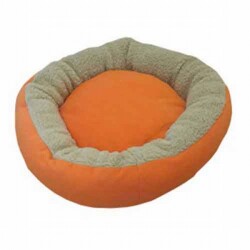 Bedspet Simit Kedi ve Küçük Irk Köpek Yatağı Turuncu - Bedspet