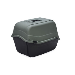 Beeztees Kapalı Kedi Tuvaleti Koku Filtreli Antrasit Koyu Mavi 64x44x46 Cm - 2