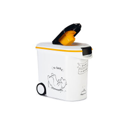 Beeztees Tekerlekli Özel Kapaklı Plastik Köpek Mama Saklama Kabı 35 Lt - 2