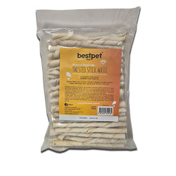 BestPet Burgu Beyaz Kemik Çubuk Köpek Ödülü 350 Gr - 2