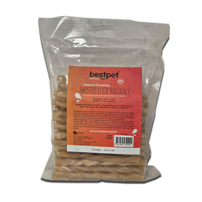 BestPet Burgu Doğal Natural Kemik Çubuk Köpek Ödülü 350 Gr - 2
