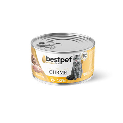 BestPet Gurme Jelly Tavuklu Tahılsız Yetişkin Kedi Konservesi 85 Gr - 1