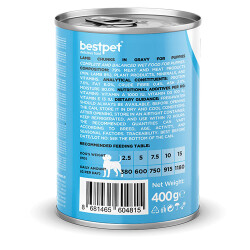 BestPet Parça Etli Kuzu Etli Yavru Köpek Konservesi 400 Gr - 2