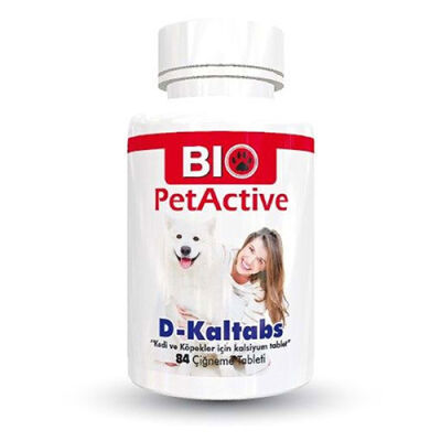 Bio PetActive D-Kaltabs Kedi Ve Köpek Kalsiyum Tableti 126 Gr - 1