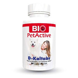 Bio PetActive D-Kaltabs Kedi Ve Köpek Kalsiyum Tableti 126 Gr - Bio Pet Active