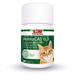 Bio PetActive DermaCAT 0,3 Kediler İçin Bira Mayası Tableti 0,3 Gr - Bio Pet Active