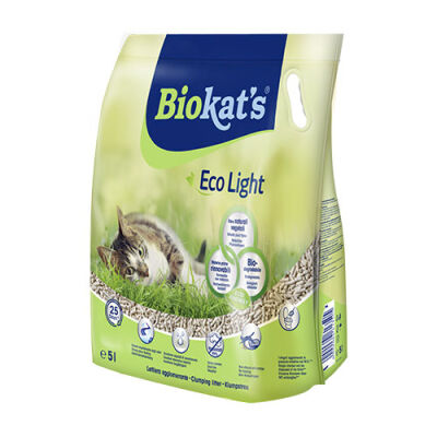 Biokats Eco Light Pelet Kedi Kumu 5 Lt - 1
