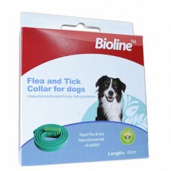 Bioline Bitkisel Köpek Pire Kene Tasması 60 Cm - Bioline
