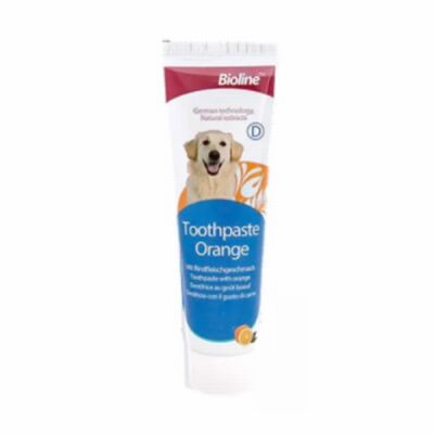 Bioline Portakal Aromalı Köpek Diş Macunu 100 Gr - 1