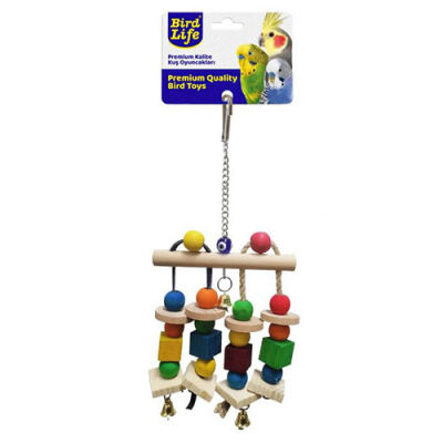 Birdlife İpli Derili Sarkaç Papağan Oyuncağı - 1