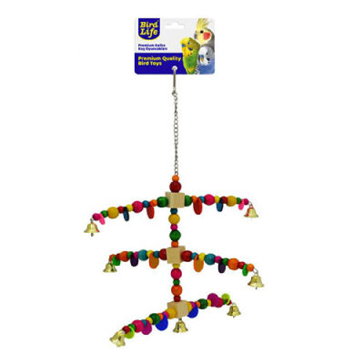 Birdlife Renkli Boncuklu Papağan Oyuncağı - 1