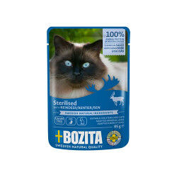 Bozita Ren Geyiği Etli Soslu Kısırlaştırılmış Kedi Konservesi 85 Gr - Bozita
