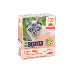 Bozita Somonlu Soslu Tahılsız Yetişkin Kedi Konservesi 370 Gr - Bozita