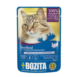 Bozita Sterilised Hindi Etli Jelly Tahılsız Kısırlaştırılmış Kedi Konservesi 85 Gr - 2