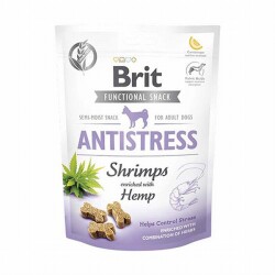 Brit Antistress Karidesli ve Kenevirli Stress Azaltıcı Köpek Ödülü 150 Gr - Brit Care