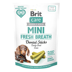 Brit Care Dental Mini Fresh Breath Küçük Irk Köpek Ödül Çubuğu 7'li 120 Gr - Brit Care