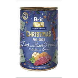 Brit Care Dog Christmas Ördek ve Tatlı Patatesli Yetişkin Köpek Konservesi 400 Gr - Brit Care