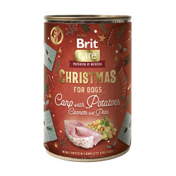 Brit Care Dog Christmas Sazan Balıklı ve Patatesli Yetişkin Köpek Konservesi 400 Gr - Brit Care