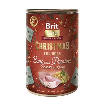 Brit Care Dog Christmas Sazan Balıklı ve Patatesli Yetişkin Köpek Konservesi 400 Gr - 1