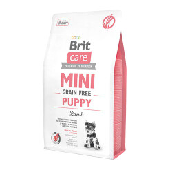Brit Care Grain Free Mini Puppy Hypoallergenic Kuzulu Küçük Irk Tahılsız Yavru Köpek Maması 2 Kg - Brit Care