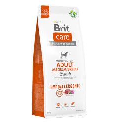 Brit Care Hypoallergenic Adult Medium Breed Kuzulu Orta Irk Yetişkin Köpek Maması 12 Kg - 1