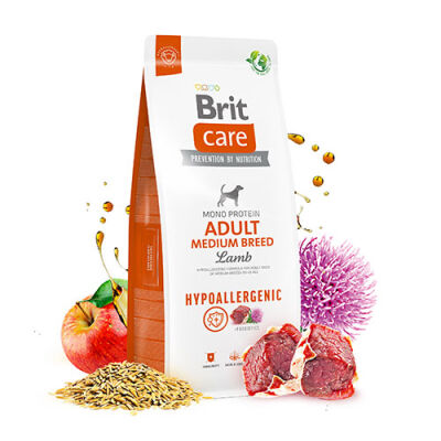 Brit Care Hypoallergenic Adult Medium Breed Kuzulu Orta Irk Yetişkin Köpek Maması 3 Kg - 2